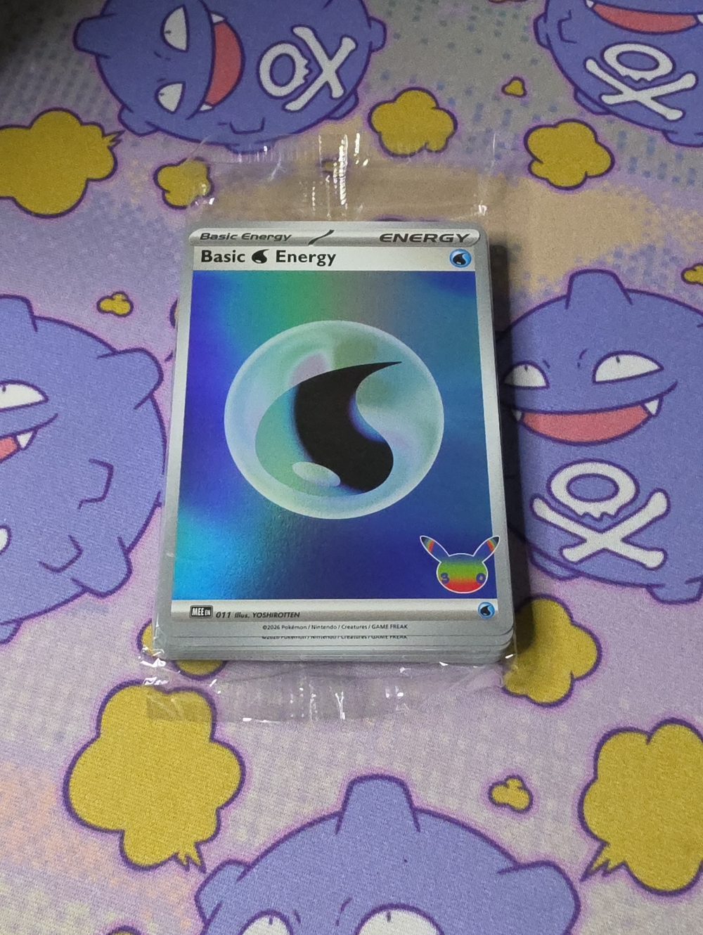 Pokemon 30th Anniversary Holographic Energies